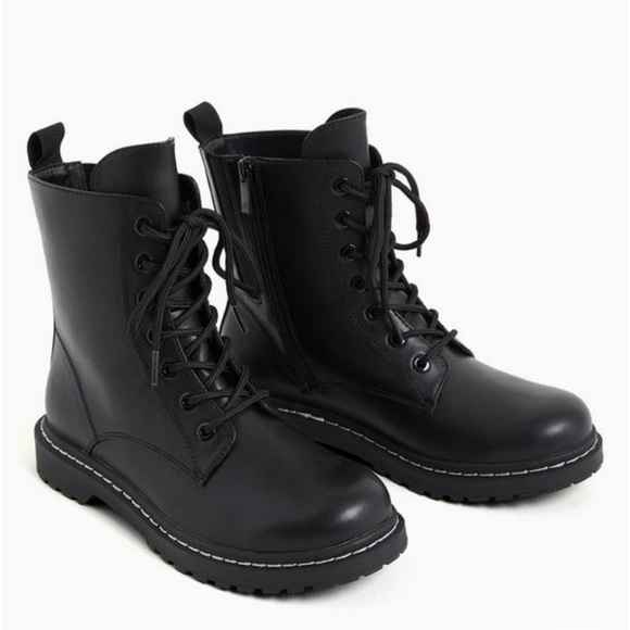 torrid Shoes - Torrid Stevie Lace-Up Combat Boot size 11 wide  (WW)